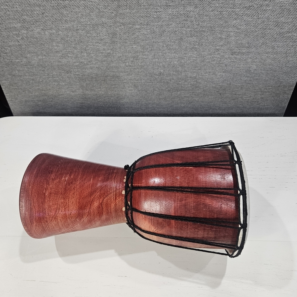 Bongo Drum. Leather skin top & wood music instrument. Drums Percussion Band - Picture 6 of 9